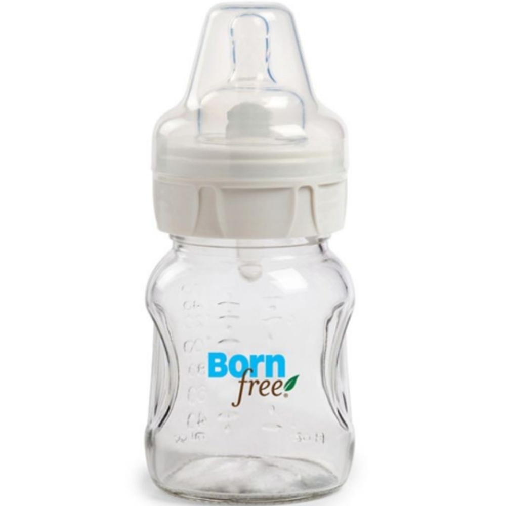 2 Born free Glass bottle & 1 4oz Dr Browns bottle